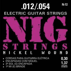 Encordoamento Para Guitarra N-72 - NIG