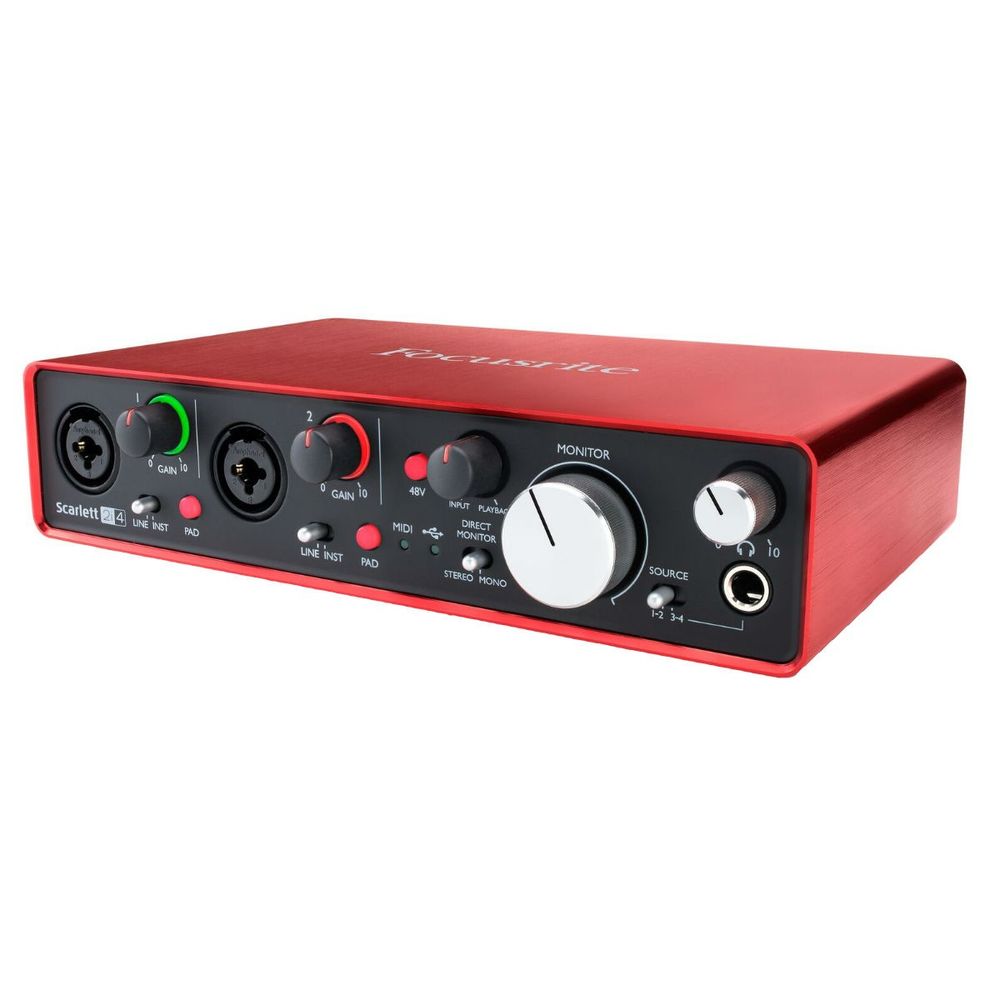 Interface de Audio Scarlett 2i4 Focusrite Usb Ninja Som Grupo FOCUSRITE ninjasom