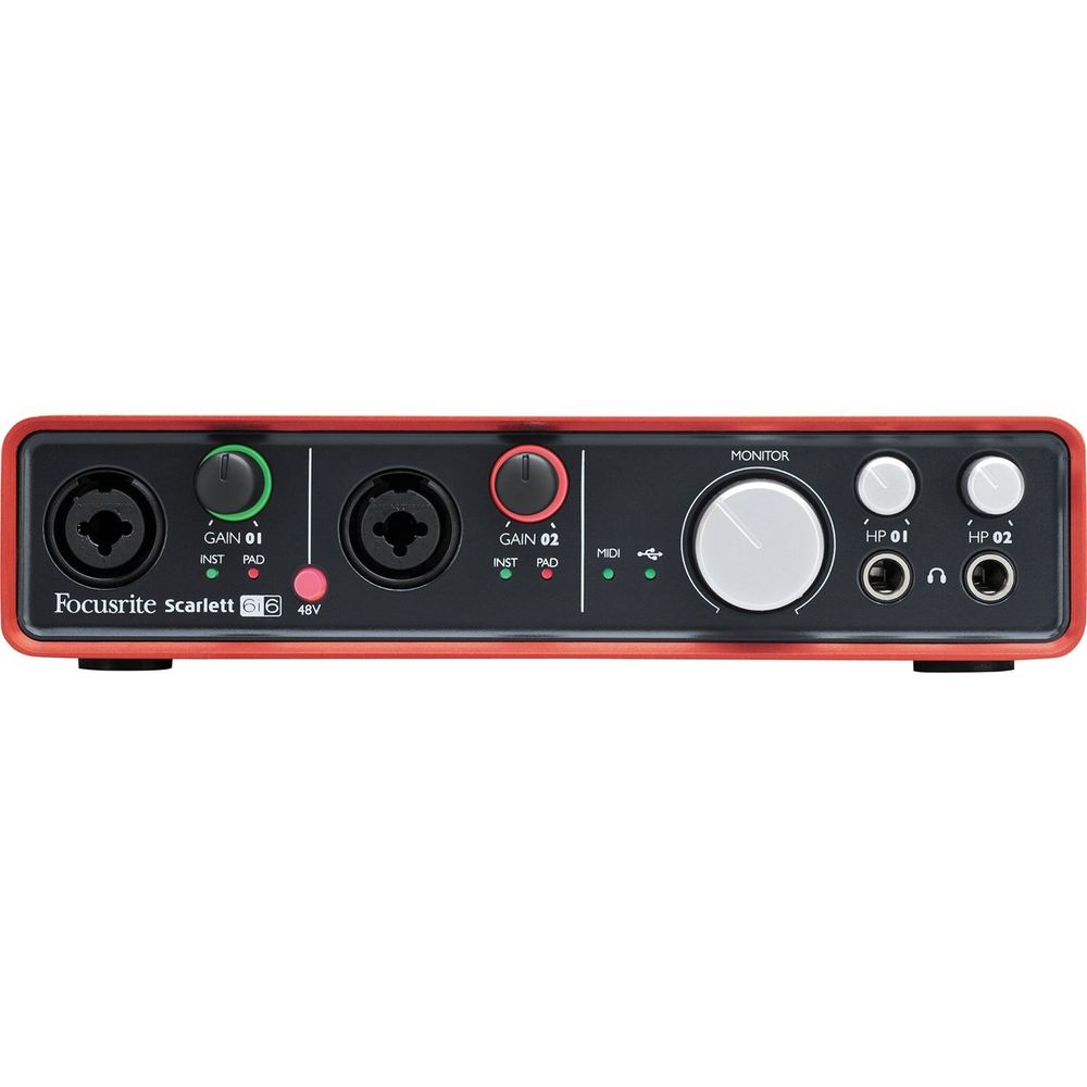 Interface de Áudio USB 2.0 Scarlett 6i6 Focusrite ninjasom