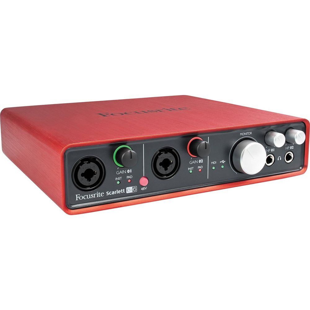 Interface de Áudio USB 2.0 Scarlett 6i6 Focusrite ninjasom