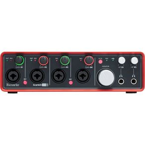 Interface de Áudio USB Scarlett 18i8 - Focusrite