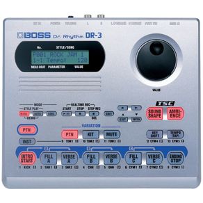 Módulo de Ritmos Para Percussão e Guitarra DR-3 - Boss