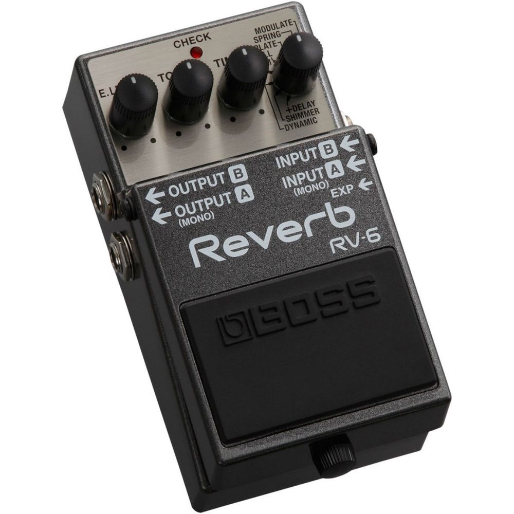 Pedal de Reverb Compacto RV6 Boss ninjasom