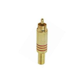 Plug RCA Profissional Dourado - CSR