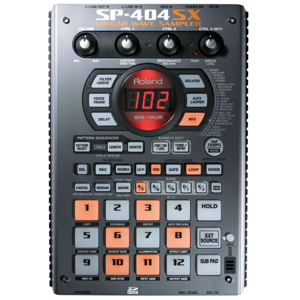 Roland - SP-404 SX Roland サンプラーの+marinoxnatal.com.br