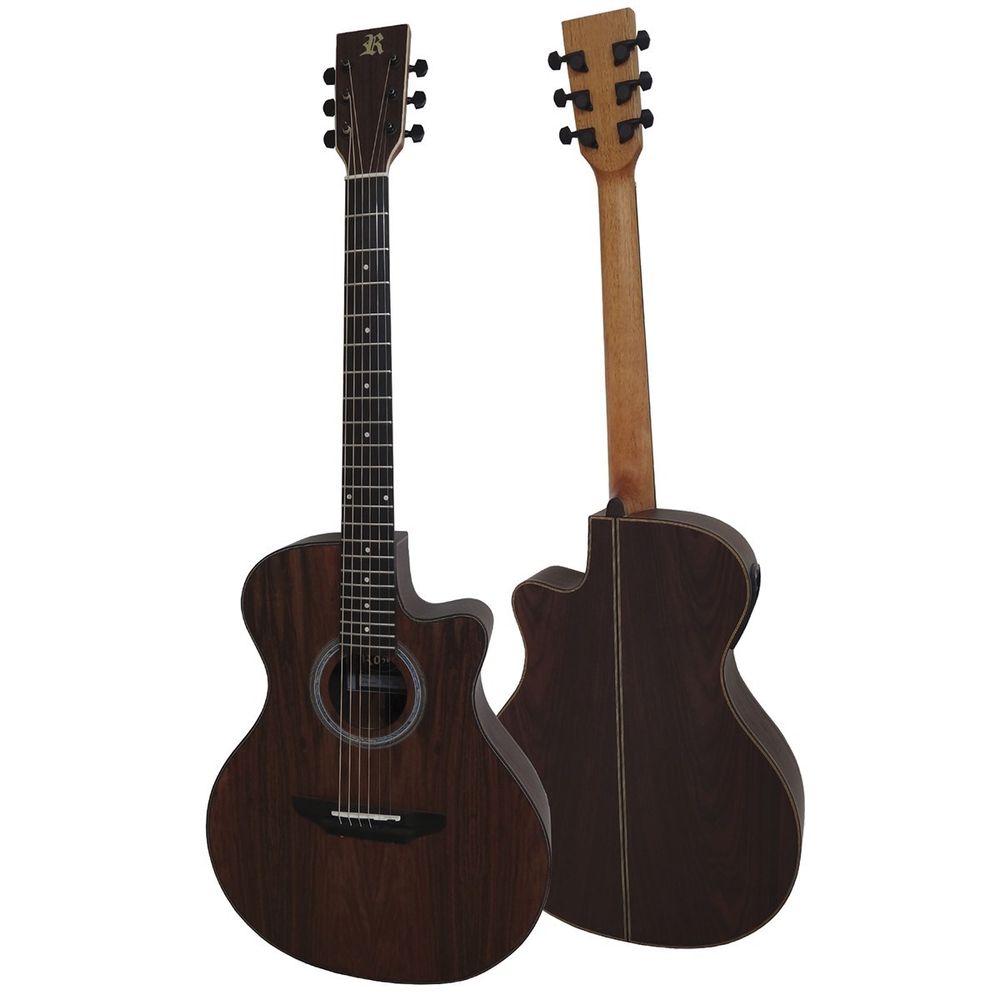 Violão Flat Elétrico Natural Fosco RX516 ATF Rozini Elétrico Aço