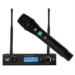 Microfone Sem Fio UHF TSI-7099 - TSI Microfone Sem Fio UHF UD-7099 - TSI