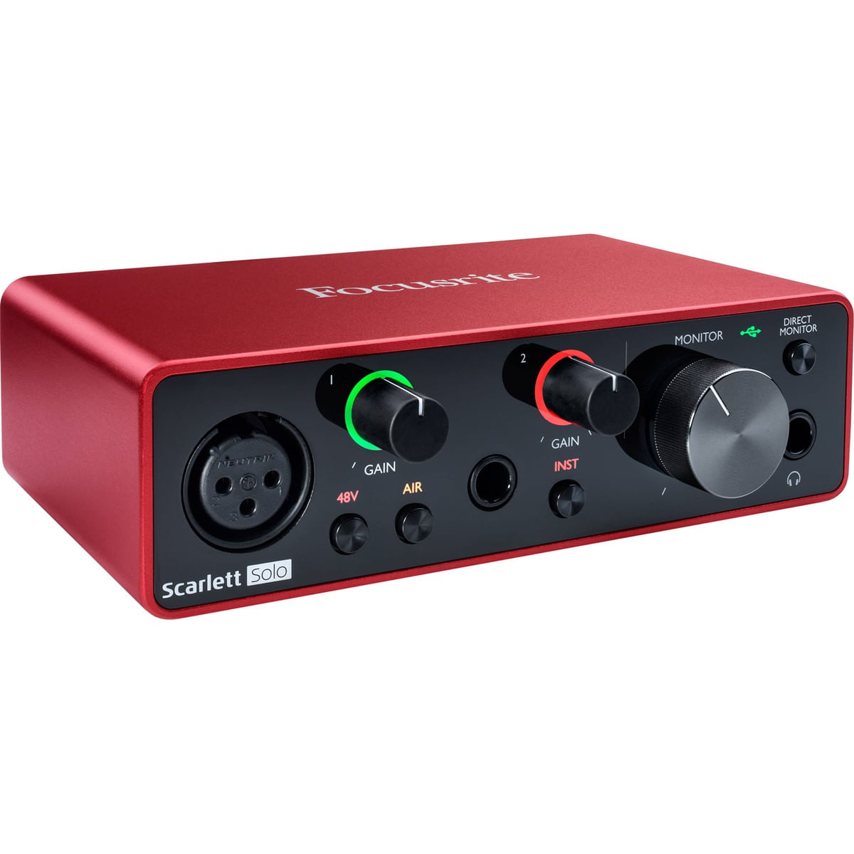Interface de Áudio 2.0 SCARLET SOLO G3 Focusrite Usb Ninja Som