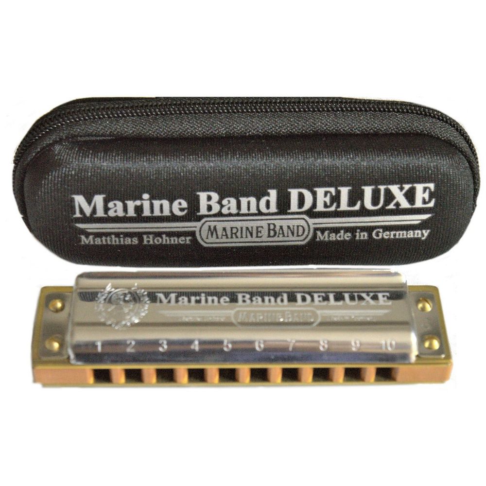 Gaita Harmônica Marine Band DELUXEB 6619 Hohner Gaitas Ninja Som