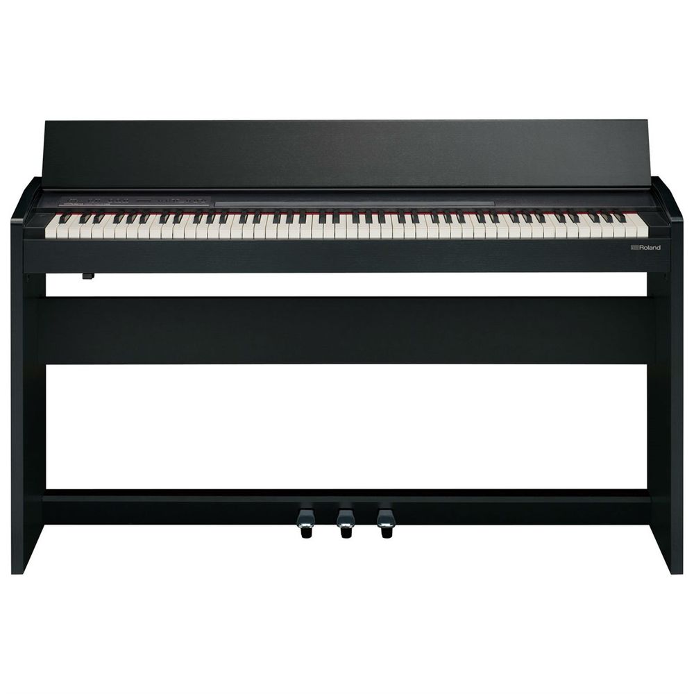 Piano Digital Compacto e Contemporâneo F140R CB Roland Pianos