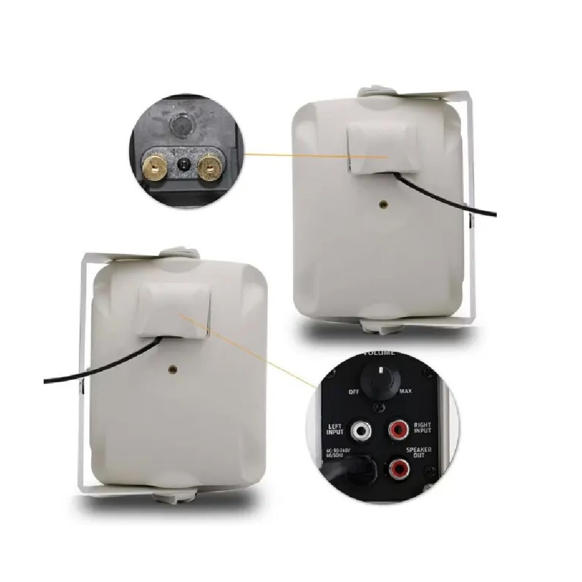 Caixa-Acustica-Bluetooth-6-polegadas-400W-Rms-Branca-K-6BT---Kaz-2