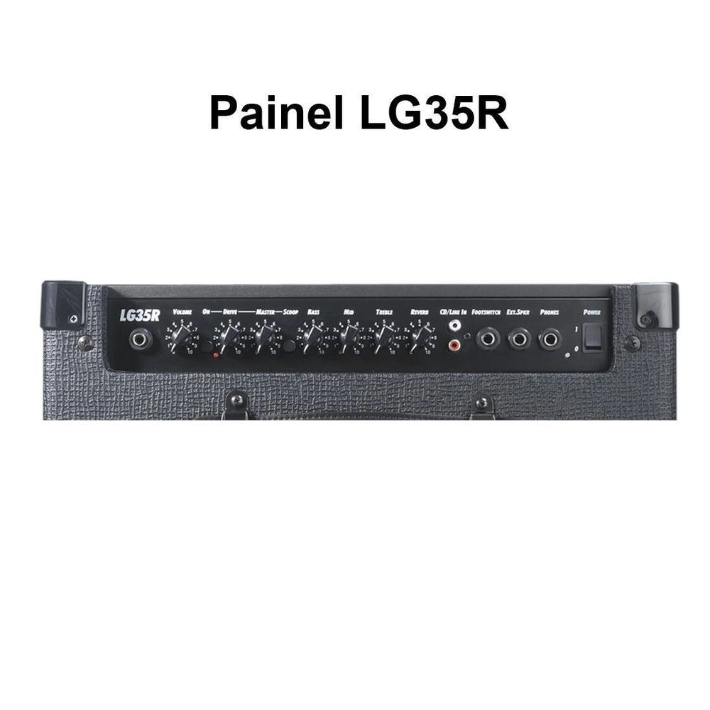 Amplificador Combo de Guitarra 35W Rms LG35R Laney Cordas Ninja