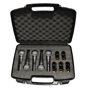 Kit-de-Com-5-Microfones-Vocal-SD58-K-5S---Soundrix