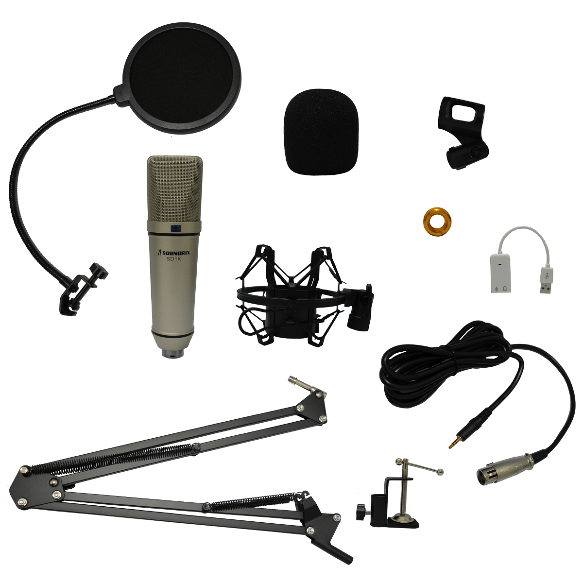 Microfone-Para-Estudio-SD-1K---Soundrix
