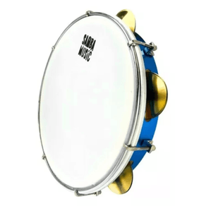 Pandeiro-Madeira-12-PVC-Azul-Leitosa-PD-12LE-BLS---Phxff