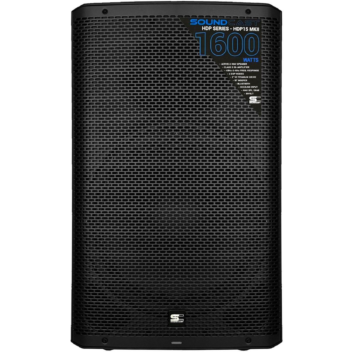 Caixa-Ativa-15-Polegadas-1600W-DSP-Bluetooth-TWS-HDP-15-MK2---Soundcast