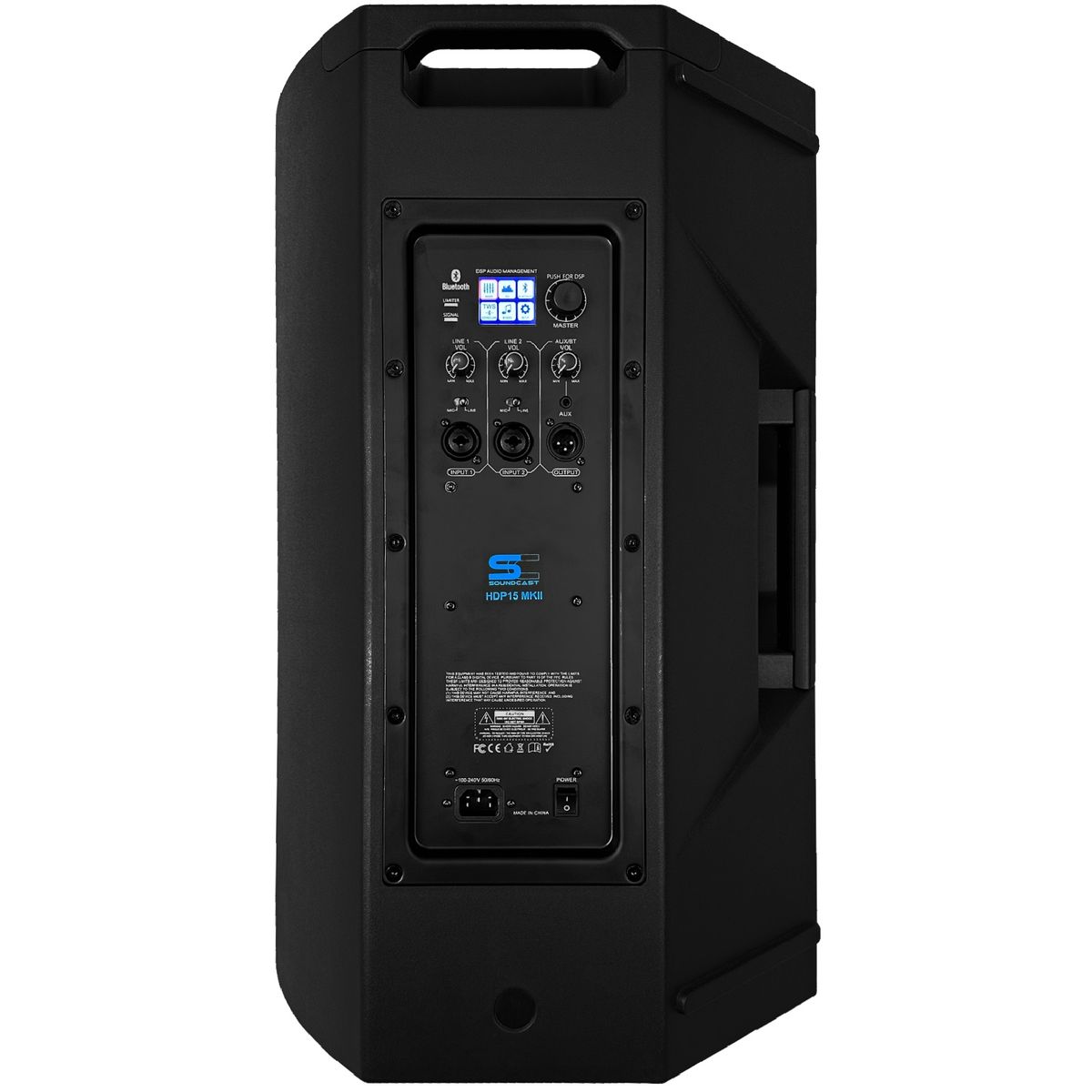 Caixa-Ativa-15-Polegadas-1600W-DSP-Bluetooth-TWS-HDP-15-MK2---Soundcast-1