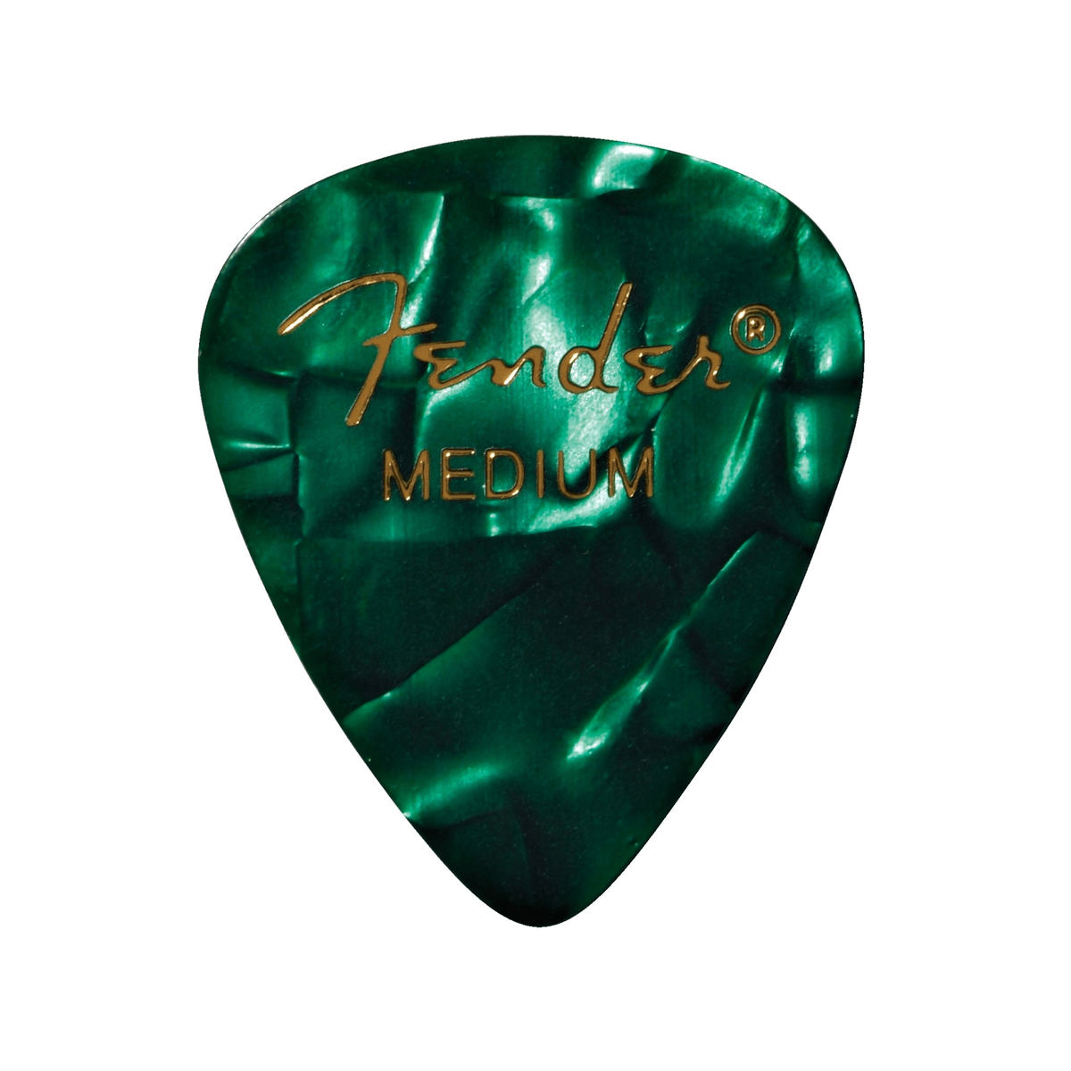 Palheta-Premium-Celuloide-Green-Moto-Medium-351---Fender