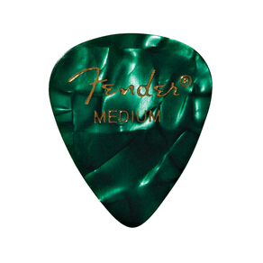 Palheta-Premium-Celuloide-Green-Moto-Medium-351---Fender