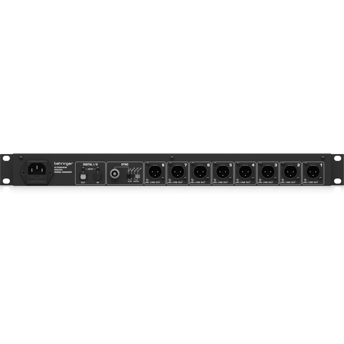 Interface-de-Audio-8-In-e-8-Out-ADAT-ULTRAGAIN-ADA-8200---Behringer-3