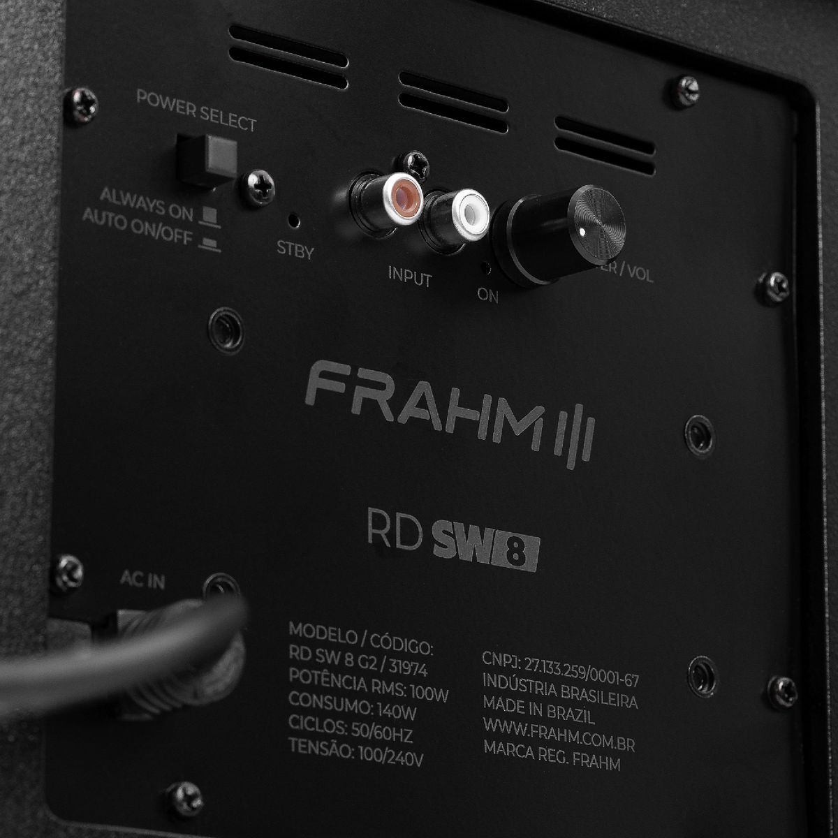 Subwoofer-Ativo-8-Polegadas-100W-Rms-RD-SW8-G2-BK---Frahm-1