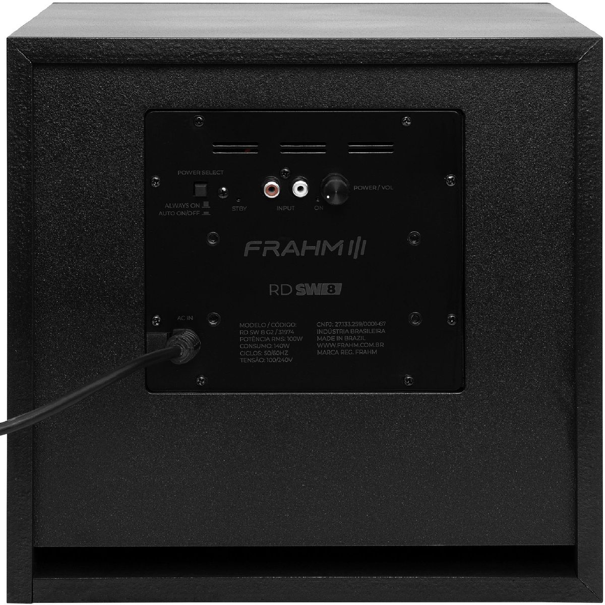 Subwoofer-Ativo-8-Polegadas-100W-Rms-RD-SW8-G2-BK---Frahm-3