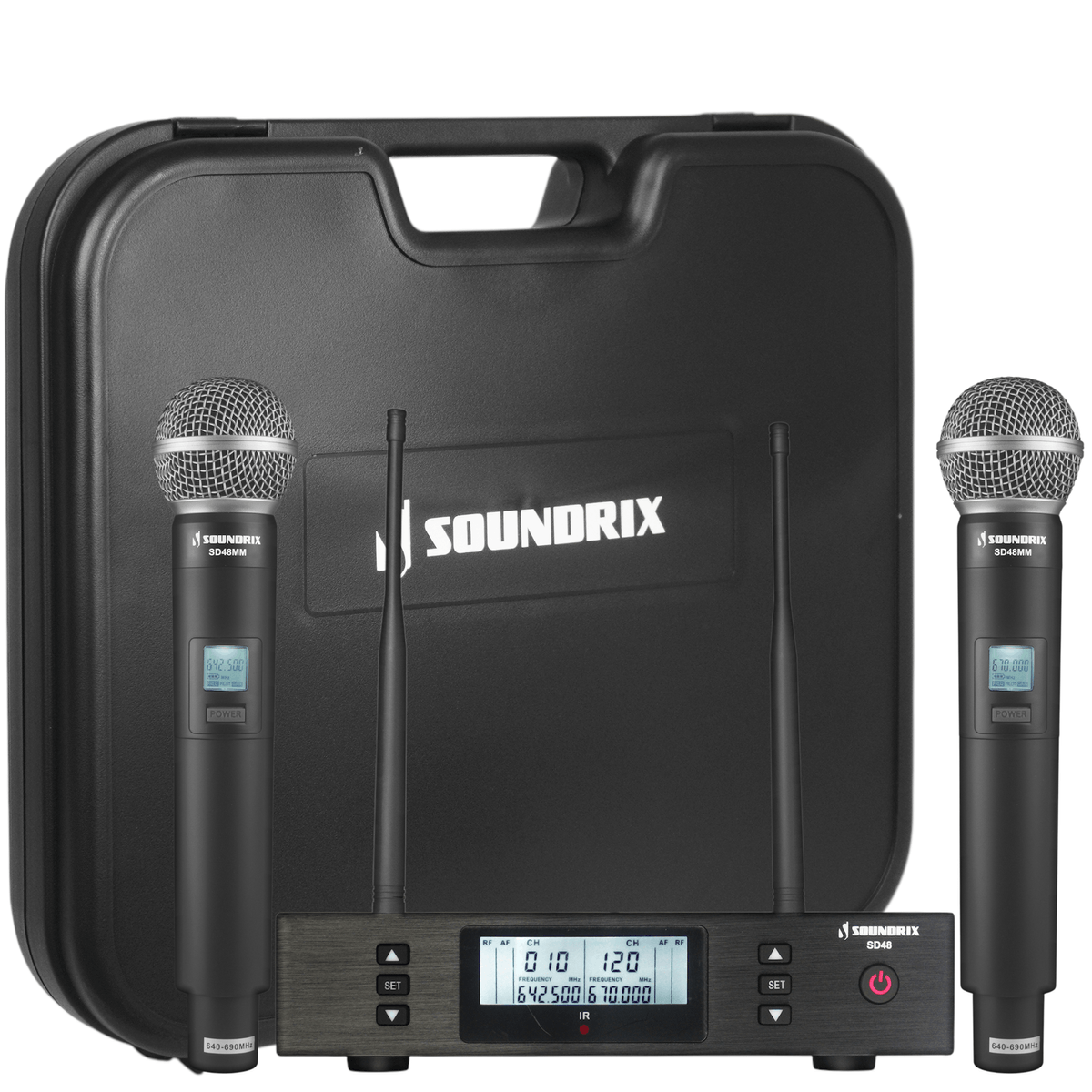 Microfone-Sem-Fio-Duplo-de-Mao-UHF-SD48-MM---Soundrix-9