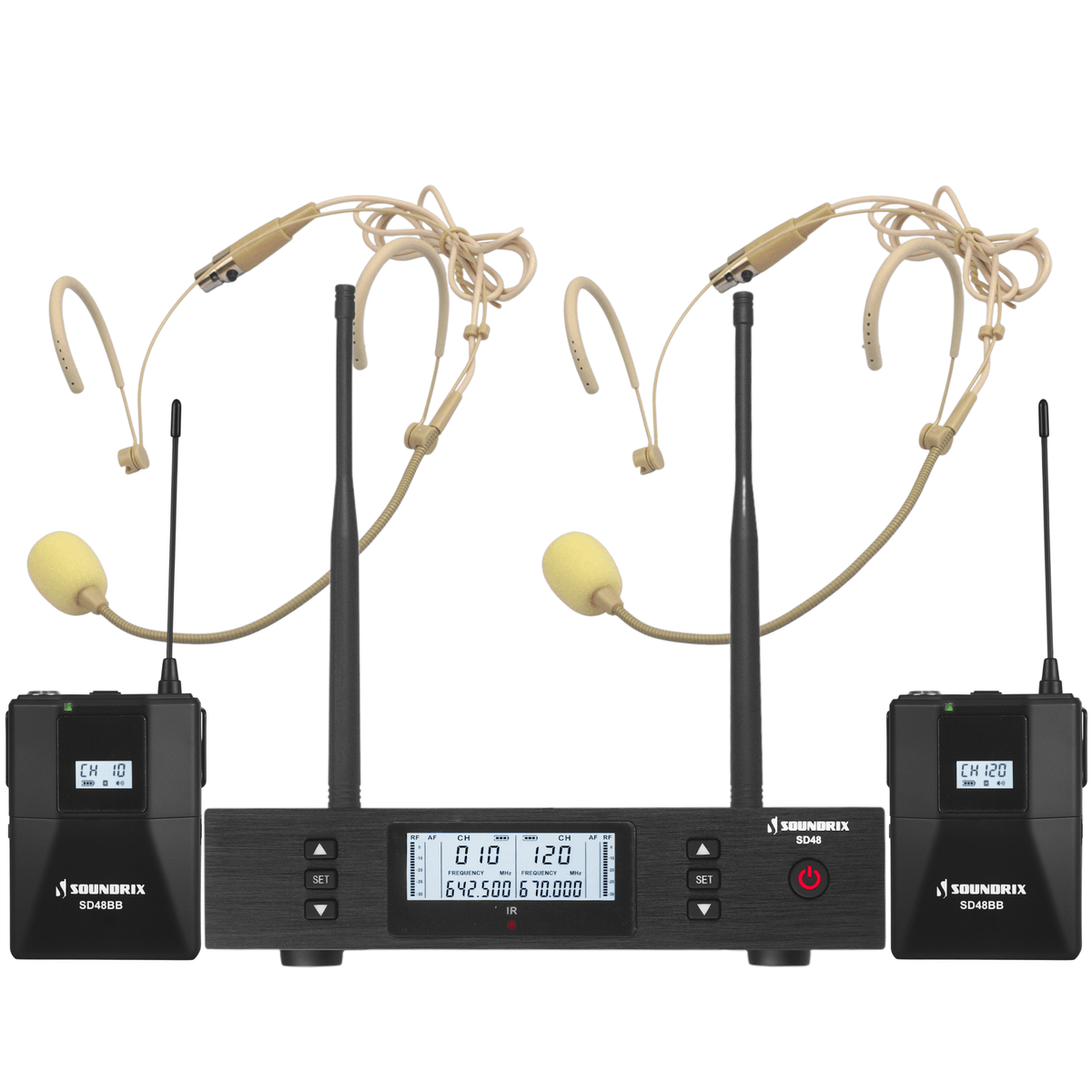 Microfone-Sem-Fio-Duplo-de-Cabeca-UHF-SD48-BB---Soundrix